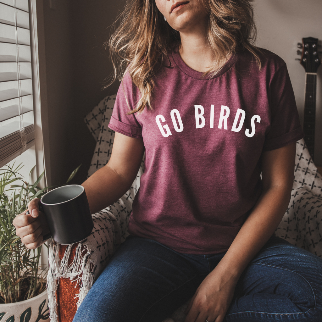 Go Birds Maroon Tee